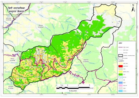 Jiri GIS map