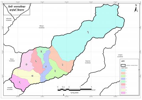 Ward wise division 